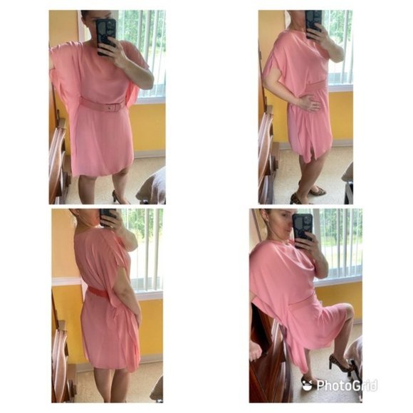 Halston Heritage kimono style knee length dress - Picture 15 of 16